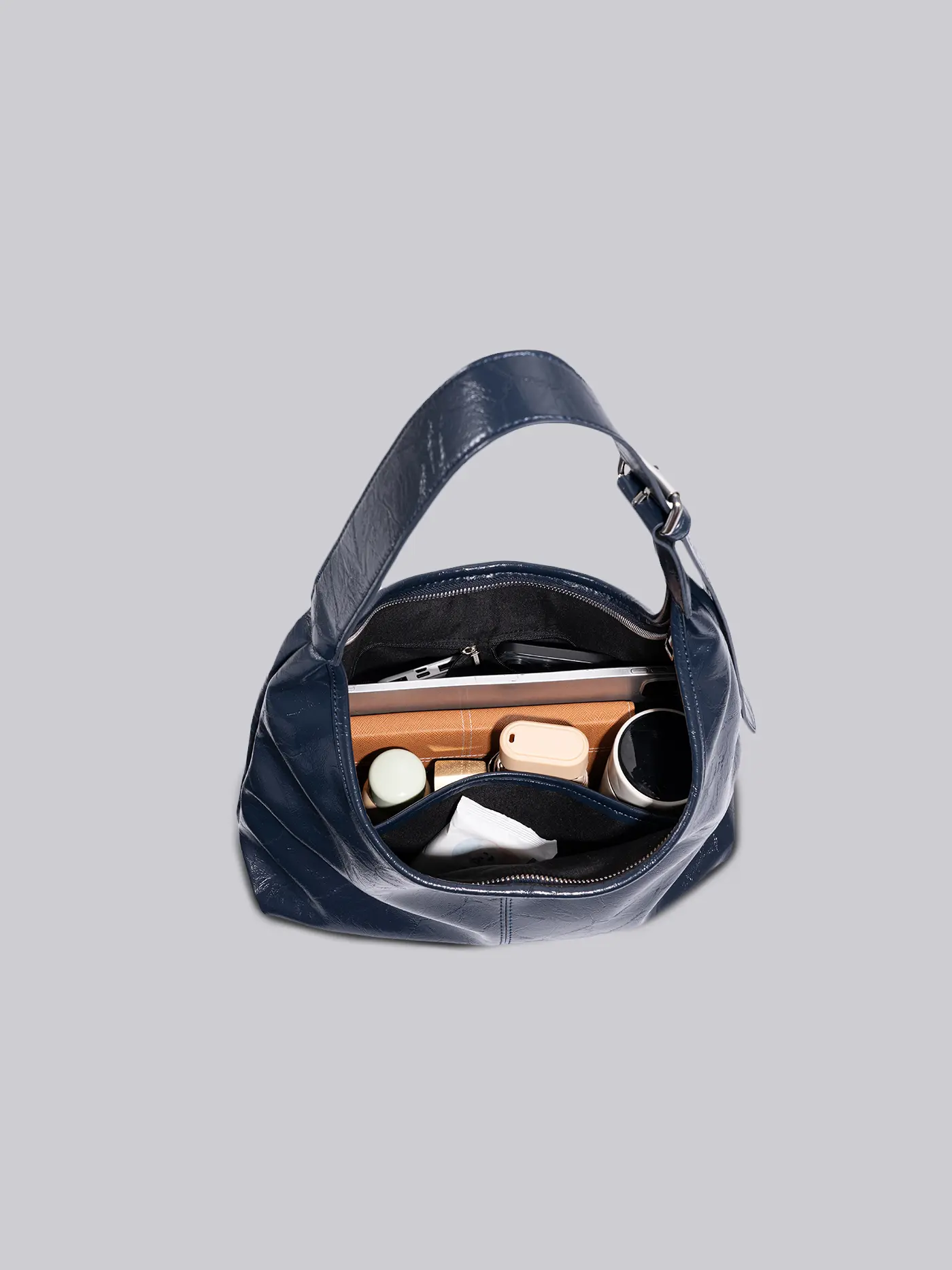 Crossbody Scarlett Distressed Leather Tote - Image 40