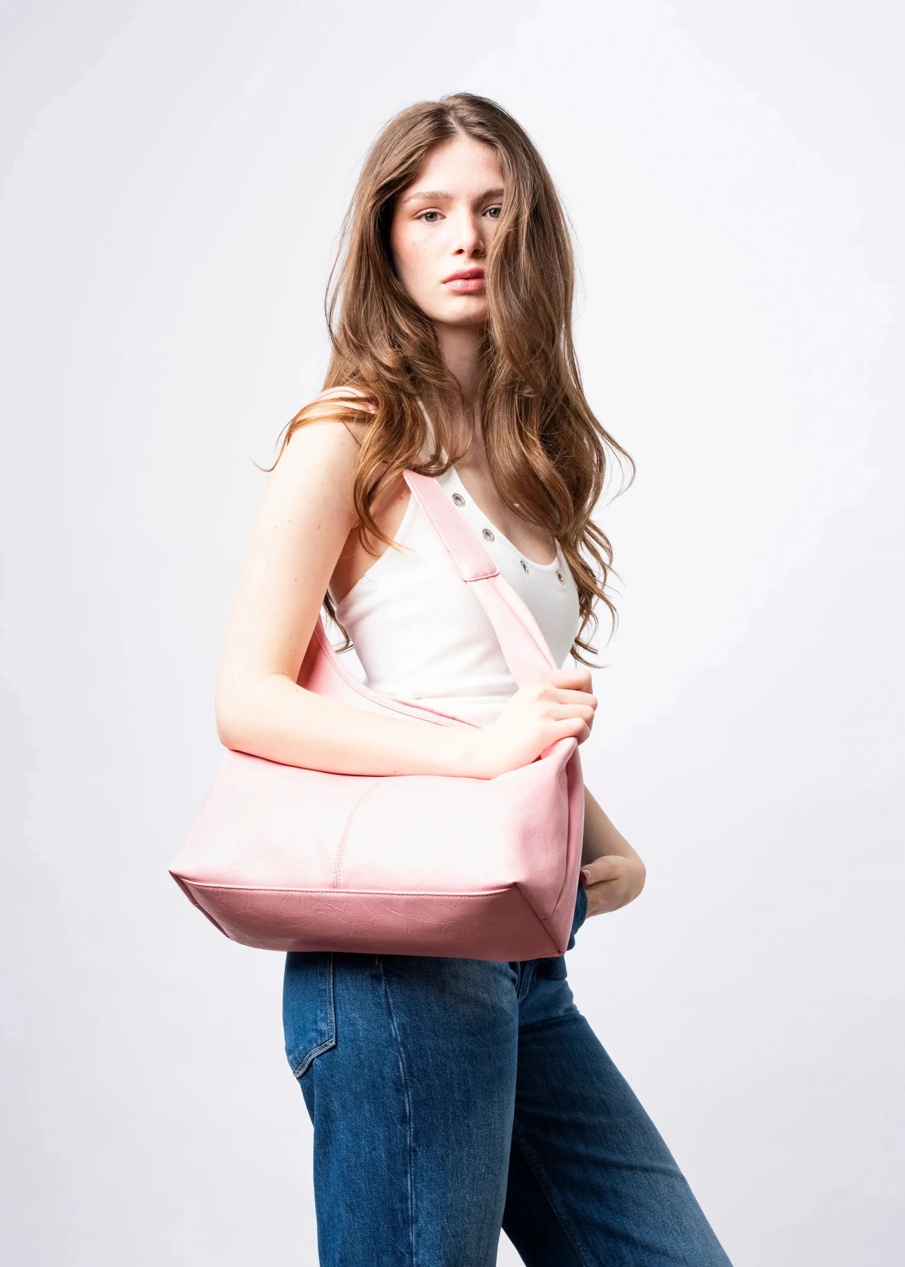 Scarlett Distressed Leather Tote - Image 56