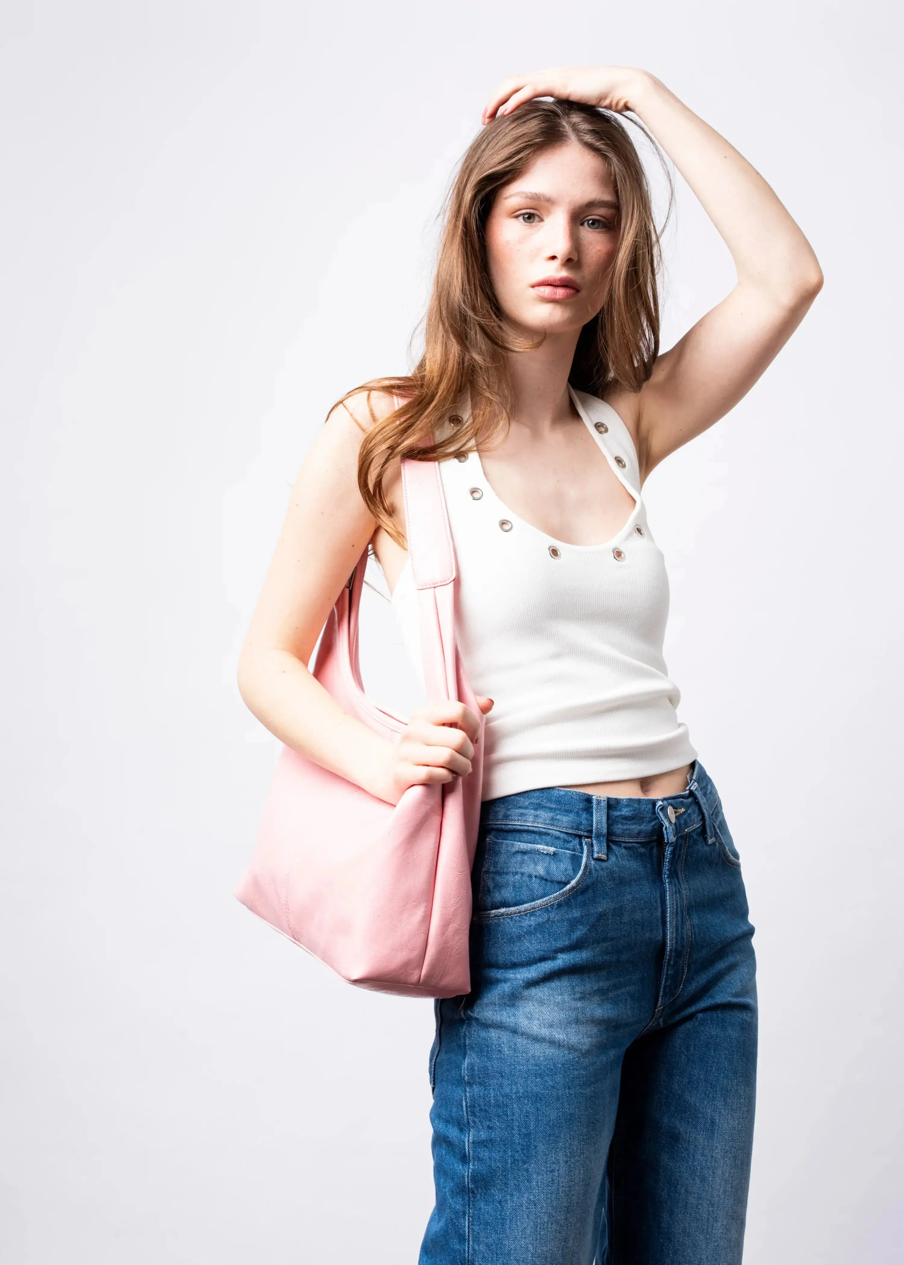 Scarlett Distressed Leather Tote - Image 58