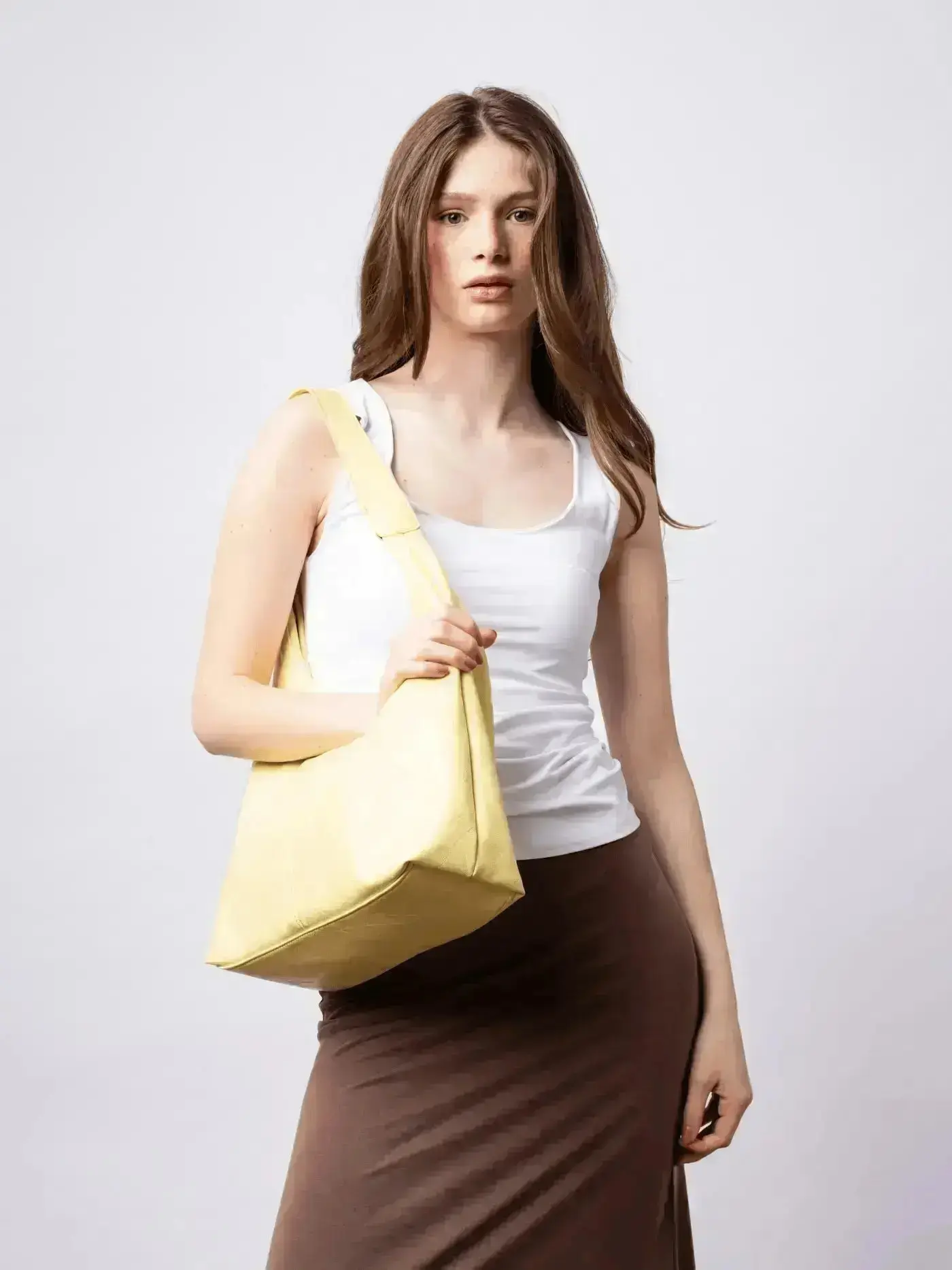 Scarlett Distressed Leather Tote - Image 128