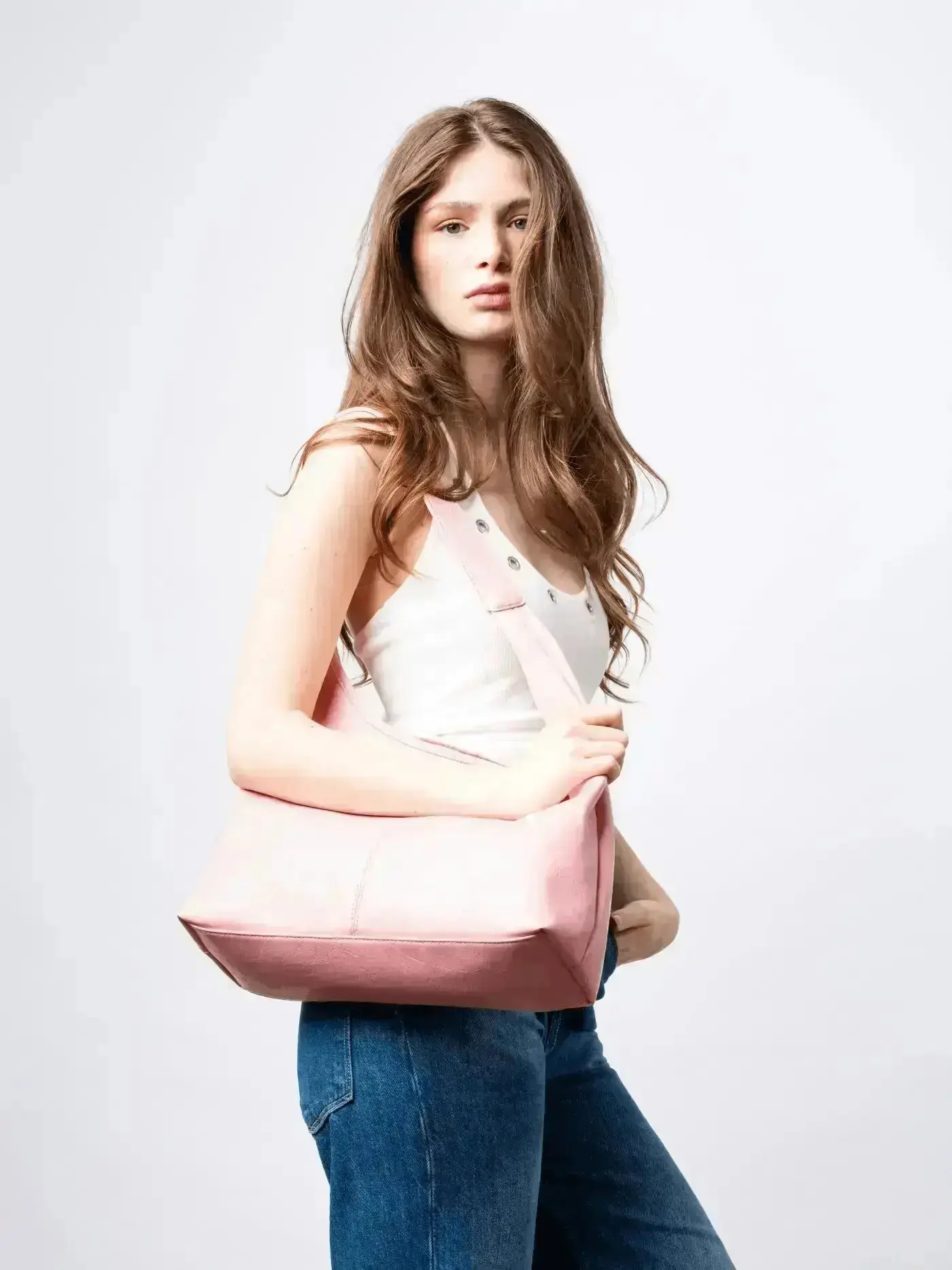 Scarlett Distressed Leather Tote - Image 134