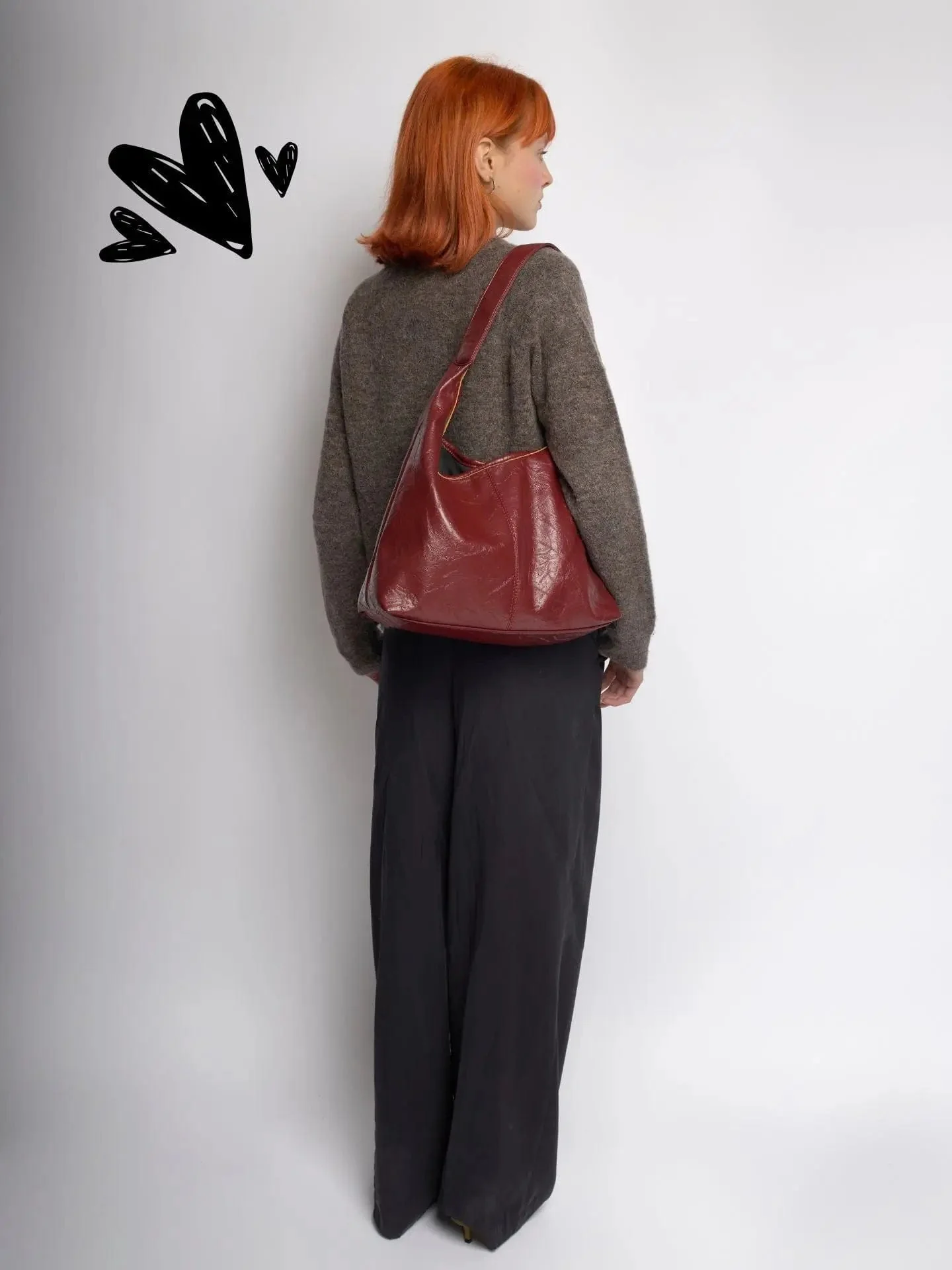 Scarlett Distressed Leather Tote - Image 11