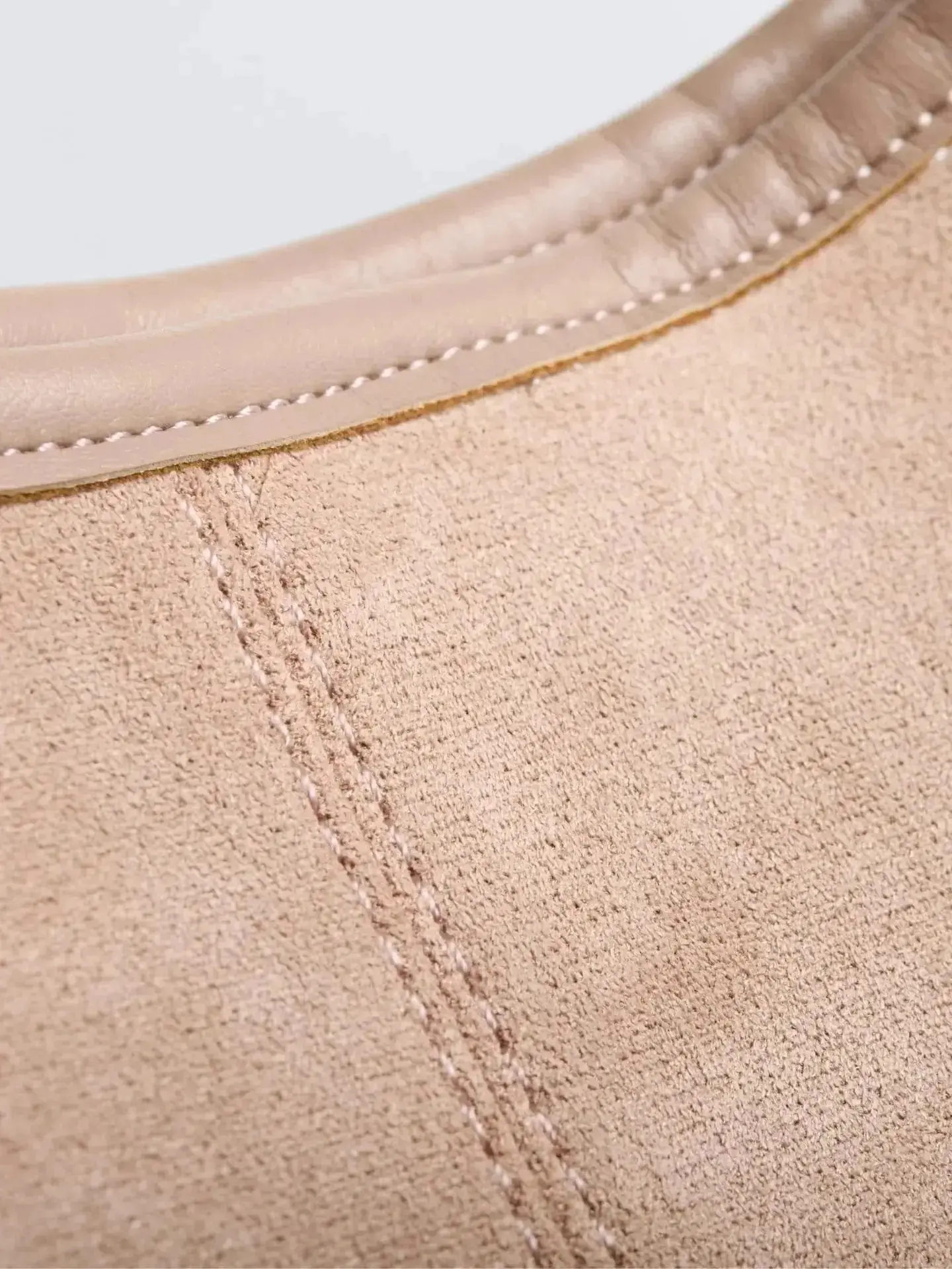 Suede Daily Leather Tote - Image 18