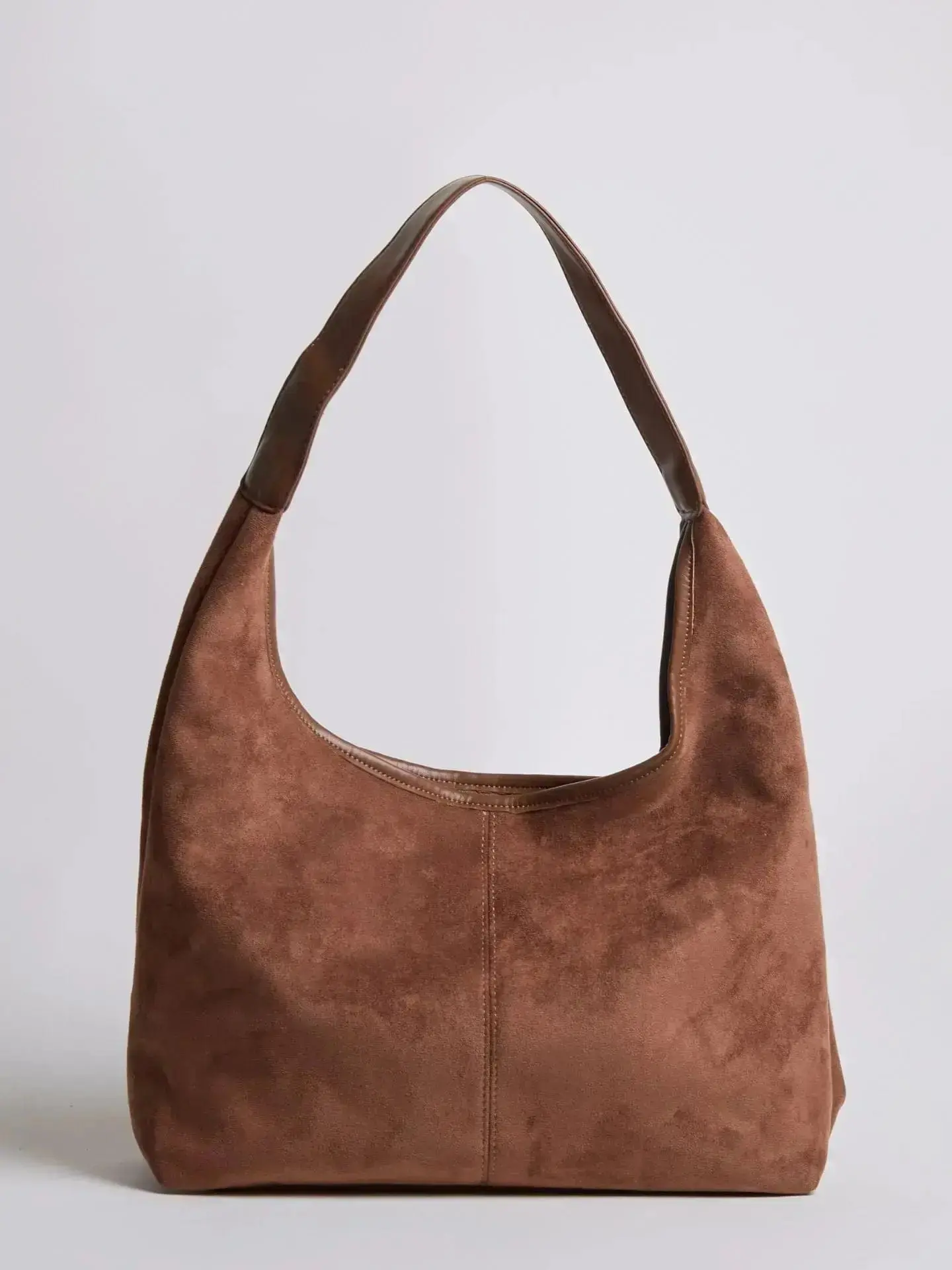 Suede Daily Leather Tote - Image 20