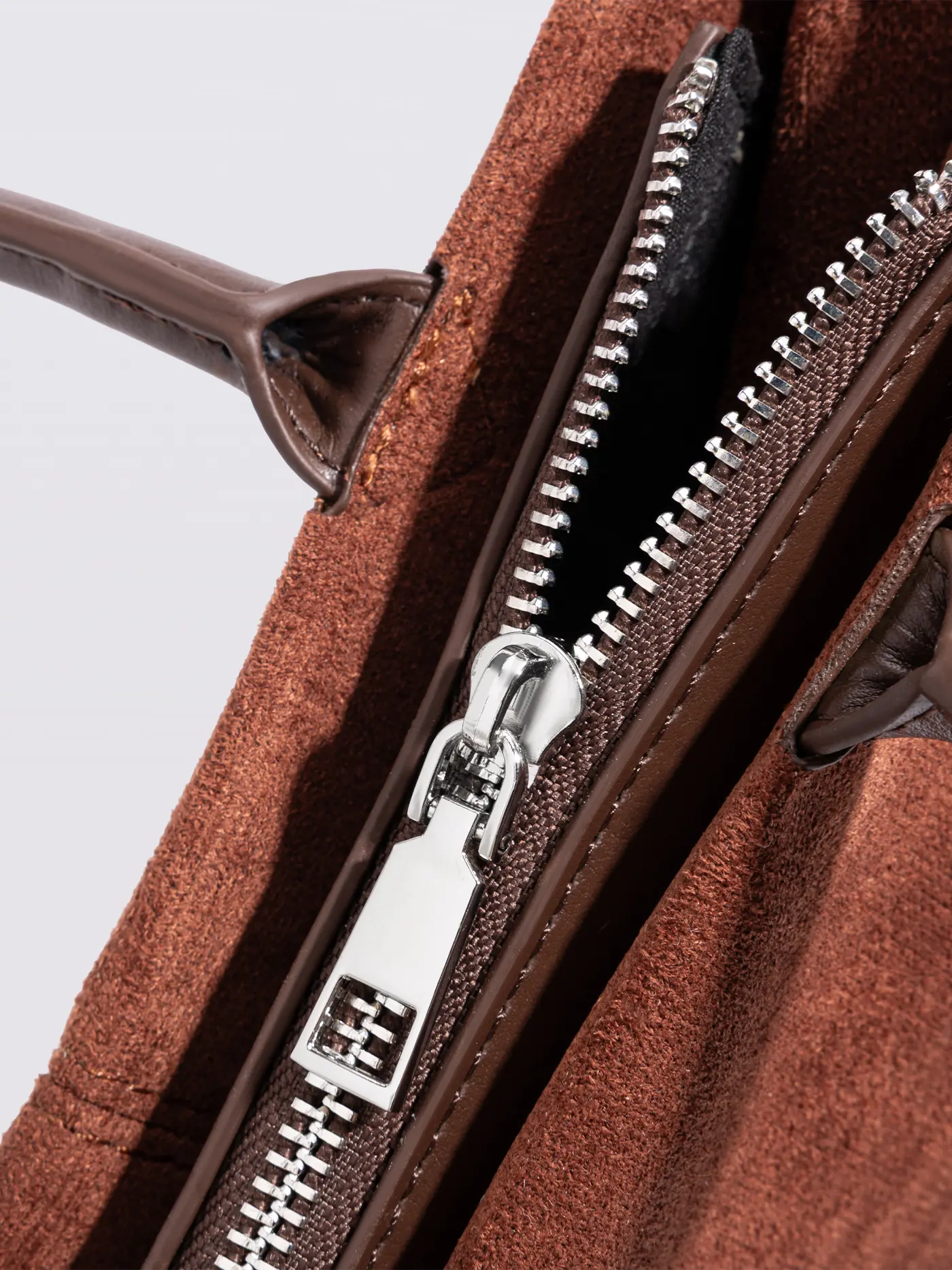 Suede Shopper with Adjustable Strap - Image 12