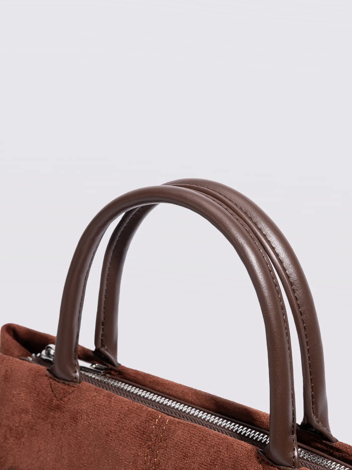 Suede Shopper with Adjustable Strap - Image 15