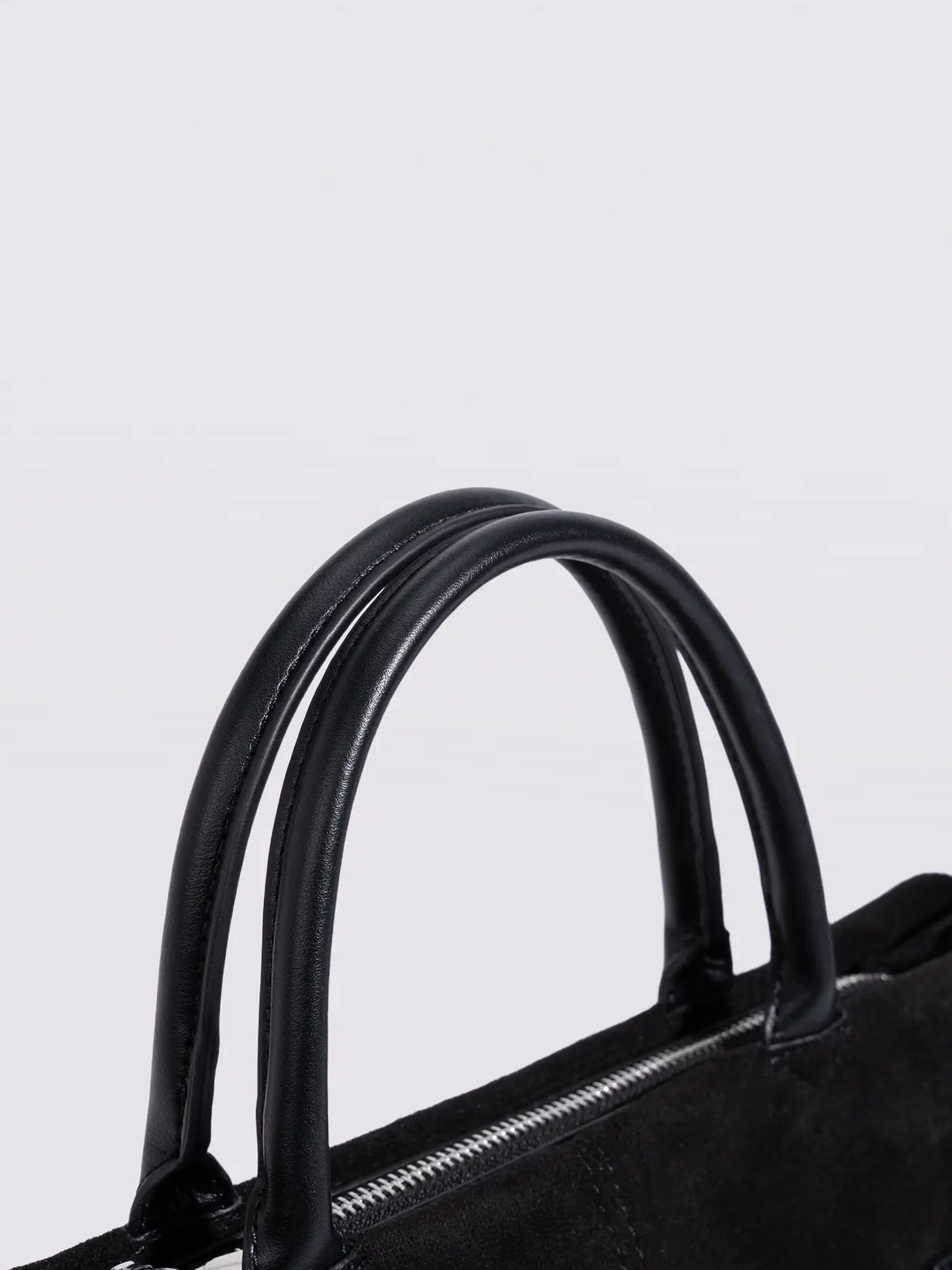 Suede Shopper with Adjustable Strap - Image 7